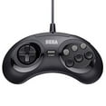 thumbnail image 2 of Retro-Bit Official Sega Genesis USB Controller 6-Button Arcade Pad for Sega Genesis Mini, PS3, PC, Mac, Steam, Switch - USB Port - (Black), 2 of 5