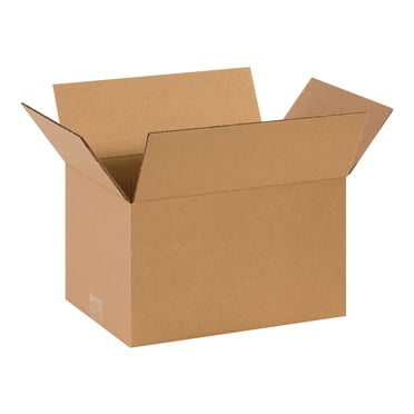 Box Partners Corrugated Boxes 14" x 10" x 8" Kraft 25/Bundle 14108