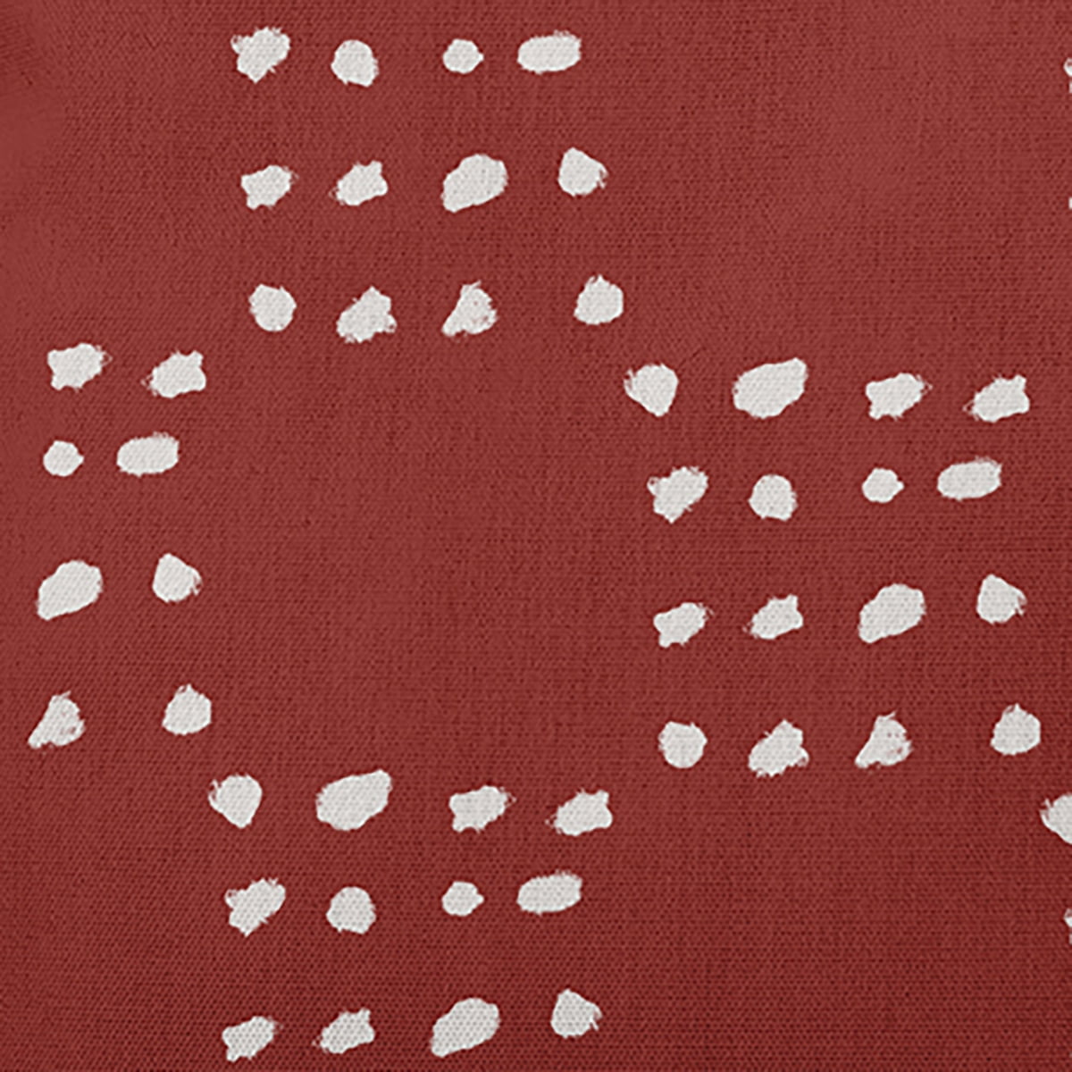 20" x 14" Simply Daisy Stitched Dots Polyester Accent Pillow, Red Maple Qty 1