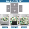 thumbnail image 6 of Xixirimido Cactus and Floral Pattern Recliner Chair Covers 4-Pieces Stretch Lazy Boy Recliner Covers with Pocket Reclining Slipcovers Soft Sofa Slipcover Furniture Protector for Pets Kids, 6 of 8