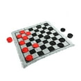 thumbnail image 3 of Esquirla Jeu de Dames Ensemble 3 en 1 Activité Intérieure et Extérieure Tic TAC Toe Gris, 3 of 8