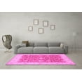 thumbnail image 3 of Ahgly Company Indoor Round Oriental Pink Traditional Area Rugs, 6' Round, 3 of 4