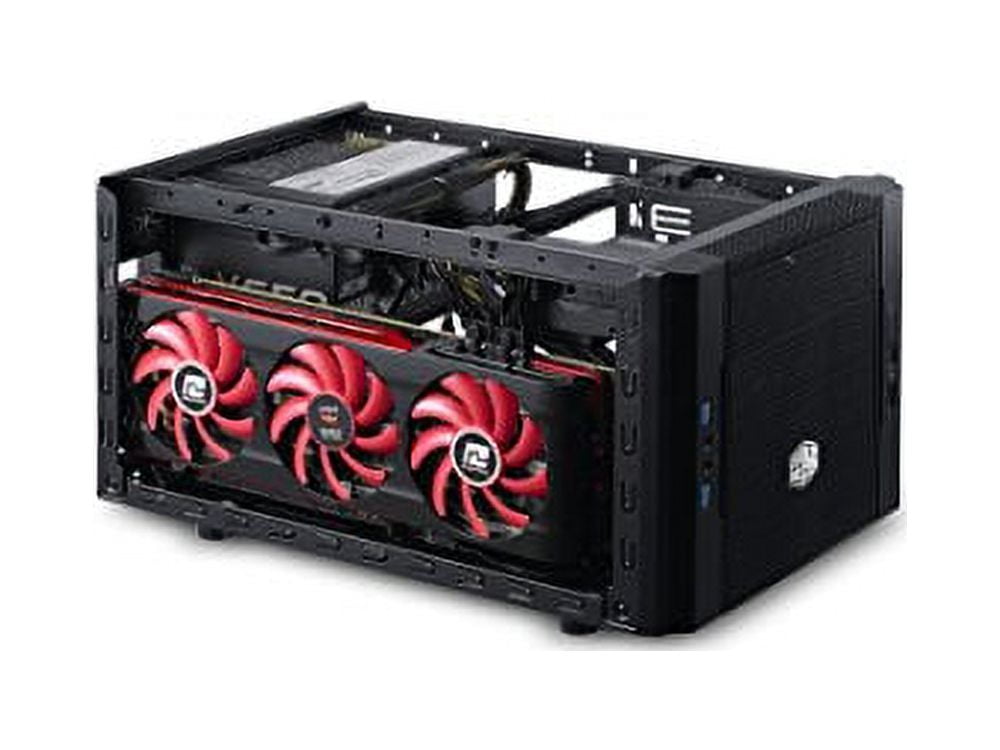 Cooler Master Elite 130 - Mini-ITX Computer Case with Mesh Front Panel and Water Cooling Support (RC-130-KKN1)