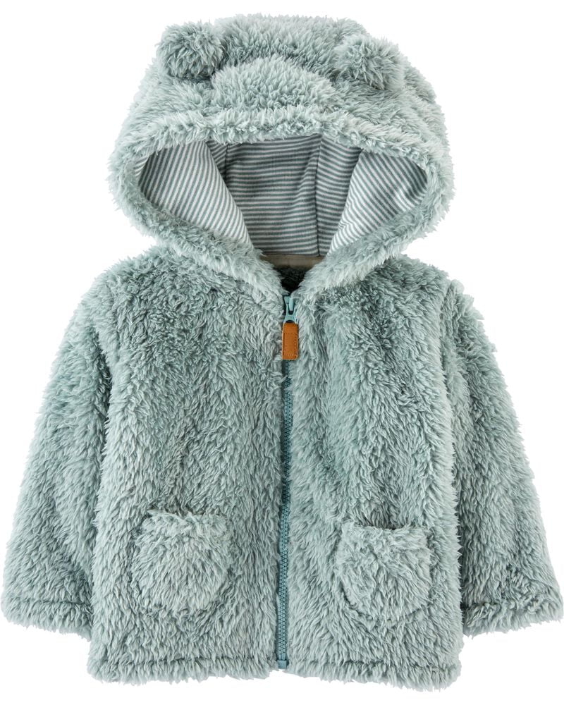 baby girl sherpa jacket