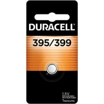 Duracell 395/399 Silver Oxide Button Battery, 1 Count Pack, 395/399 1.5 Volt Battery, Long-Lasting for Watches, Medical Devices, Calculators, and More