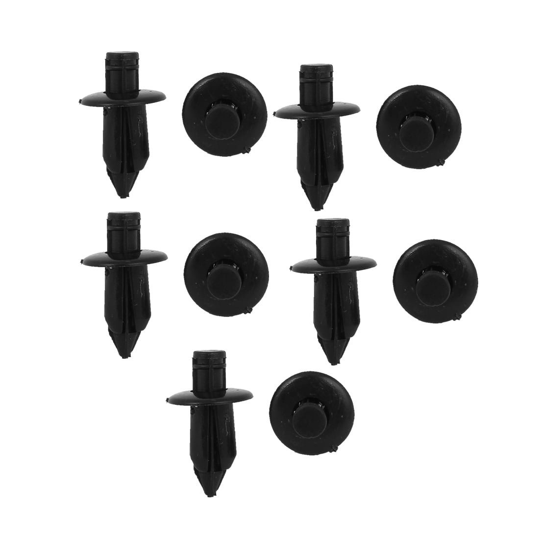20Pcs Black Push Fit Plastic Fir Tree Trim Fasteners Clips Fit for Land Rover 