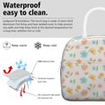 thumbnail image 4 of Insulated Lunch Bag for Women, Floral Print Oxford Fabric Lunch Box, Leakproof Thermal Cooler Tote for Work, School & Picnic, Daisy Floral Print, 4 of 5