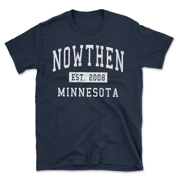 Nowthen Minnesota Classic Established Men's Cotton T-Shirt