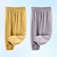 thumbnail image 3 of Avrntaa 2 PC Kids Summer Harem Pant Elastic Waist Joggers Baggy Pleated Pants for 2-10Y, 3 of 8