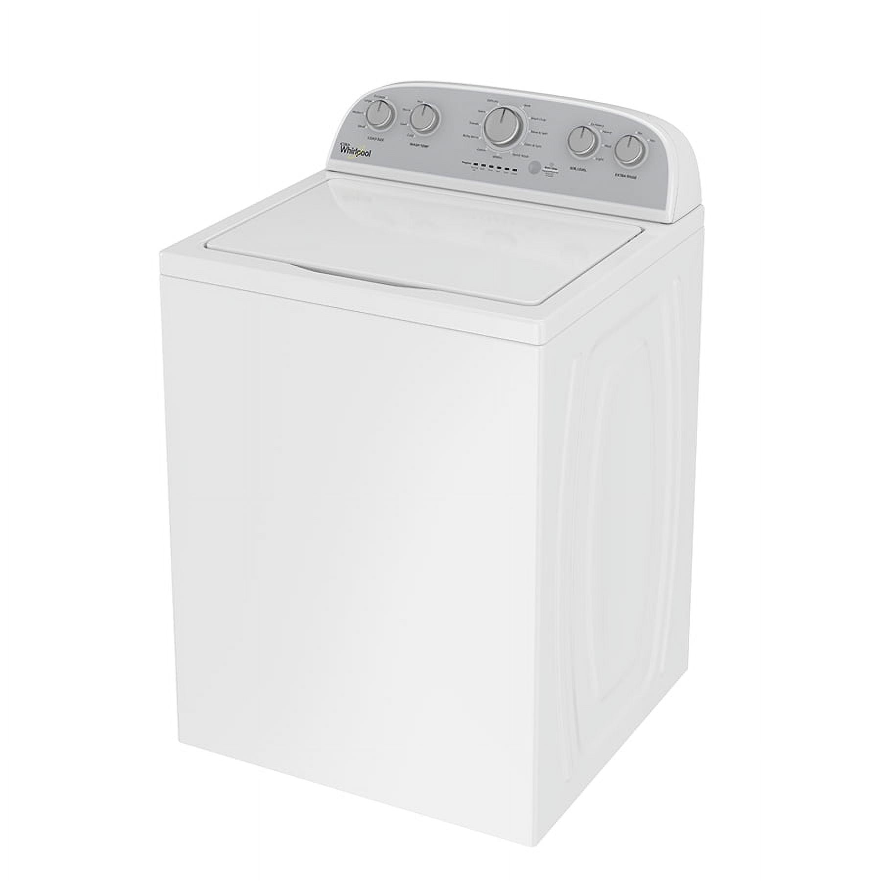 Whirlpool® Brand New 1CWTW4845EW T Washer with 3.5 cu. ft. and 11 Washing Cycles.  Depth: 26” - Height: 42” - Width: 27”