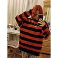 thumbnail image 5 of Kurt Cobain Black Striped Sweater - Mens XL, 5 of 14