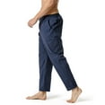 thumbnail image 5 of Mens Jogger Pants Casual Pant With Stretch Solid Navy M, 5 of 5