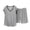Black, variant on Guluxicc 2 Piece Outfit Sets for Women Striped V Neck T Shirts and Shorts Casual Pajama Lounge Sets