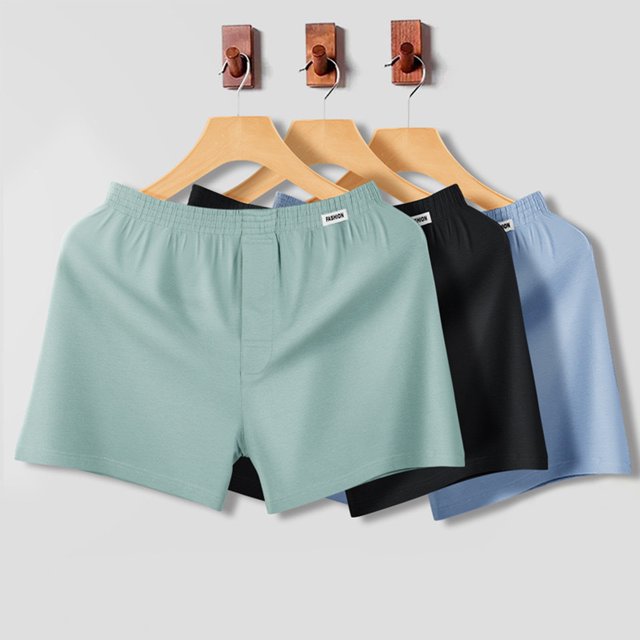 Pantalon de Sommeil Uni pour Homme Shorts Amples Shorts de Pyjama