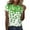 Green-B, variant on St Patricks Day Shirt Women Shamrock Heart St. Patrick's Day T-Shirt Womens Casual Modern Fit Green Short Sleeve Blouse Woman Trendy Summer Tops