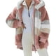 thumbnail image 2 of Akivide Chaquetas de forro polar para mujer, sudadera con capucha de gran tamaño, abrigos con cremallera para otoño e invierno, prendas de vestir cálidas para mujer, 2 of 5
