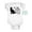 White, variant on My big sister is a cat - wallsparks cute & funny Brand - baby one piece bodysuit - Great baby shower gift!