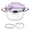 Purple, variant on Koch Systeme CS Small Pressure Cooker Stainless Steel 3.2 Quart, Olla de Presion, 18/10 Stainless Steel Pressure Cooker with Glass Lid, One-Hand Locking, Induction Compatible