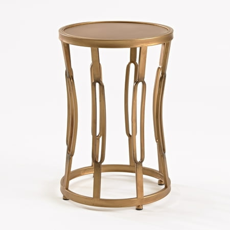 Small Hourgl Side Table Br Finish Small Hourgl Side Table Br Finish