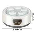 thumbnail image 3 of Hovmgk Automatic Yogurt Maker, 1.2L Small Fermenter with Stainless Steel Container, DIY Yogurt Machine for Homemade Nutrient-Rich Yogurt, Easy to Use for Healthy Family Snacks, 3 of 5