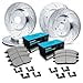 thumbnail image 3 of R1 Concepts Front and Rear Brakes and Rotors| Hardware Included| Front and Rear Ceramic Brake Pads and Rotors Kit| Fits 2008-2012 INFINITI EX35; 2013 INFINITI EX37; 2011-2012 INFINITI G25, 3 of 4
