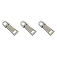 thumbnail image 3 of serony 3pack/lot Metal Zippers Puller For Wide Application - Convenient And Detachable Practical Widely No. 3 * Gun color 3Set, 3 of 6