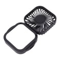 thumbnail image 4 of Ventilador portátil pequeño, ventilador portátil, ligero, duradero, plegable, para escritorio, para colgar en el cuello, de alta capacidad, 4 of 12