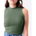 thumbnail image 2 of Blusa básica cuello alto Balam /Juvenil, 0087 (Verde militar) verde M Roman Fashion BL-BAL-0087-VERDE, 2 of 3