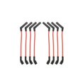 thumbnail image 1 of 9 in. & 8 mm Spark Plug Wire Set with 135 deg Plug Boots for LS Car, Red, 1 of 1