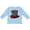 AE-Light Blue, variant on Scrooge's Top Hat Bah Humbug Boys or Girls Long Sleeve Toddler T-Shirt