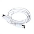 thumbnail image 4 of Cable de Extensión MIDI de 2 Piezas, 1,5 M, 5 , Macho A Macho, para Piano Eléctrico, Guitarra, Instrumento, Cable de PC, 4 of 4
