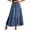 Blue, variant on Tqcoqu Midi Skirts for Women Flowy High Waisted Skirts Elastic Casual Skirts for Women with Decoration Drawstring,Army Green,Women's S-XXL