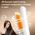 thumbnail image 4 of Plancha de pelo mini inalámbrica recargable por USB-C para viajes con ajustes de temperatura regulables., 4 of 5