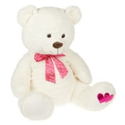 Way To Celebrate Valentine's Day Large Plush, Teddy Bear, White