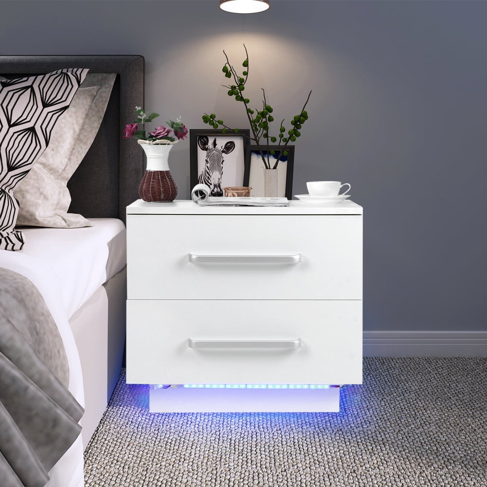 led bedside cabinet