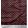 thumbnail image 1 of Soimoi Cotton Duck Fabric Dotted Triangle Shirting Decor Fabric Printed Yard 56 Inch Wide, 1 of 1