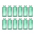 thumbnail image 1 of 12 jarrones de cristal con forma de capullo, jarrones decorativos para el hogar, contenedores sencillos para plantas. Verde, 1 of 9