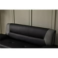 thumbnail image 5 of Kingway Furniture Lilian Faux Leather Livingroom Sofa in BlackGray, 5 of 7