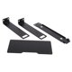 thumbnail image 3 of Rackmount Rack Metal Frame for Wireless Microphone System Wireless Ear Return Bracket Rack Black, 3 of 5