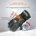 thumbnail image 5 of Taicans Winter Waterproof Ski Snow Warm Gloves for Women Men,-30℉ Winter Gloves Touchscreen Windproof Cold Weather Thermal for Running Driving Cycling Hiking Biking Outdoor Sports Daily Work, 5 of 8