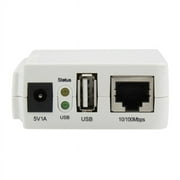 StarTech 1-Port USB Wireless N Network Print Server w/ Ethernet Port