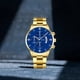 thumbnail image 4 of Reloj de cuarzo de moda para hombre, diseño calado, caja de aleación, correa de cuero, reloj de pulsera informal de negocios, reloj de aleación., 4 of 6