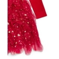thumbnail image 7 of Dreaming of Lucy Toddler Girls Velvet Glitter Tutu Dress with Long Sleeves, Sizes 12M- 5T, 7 of 7