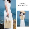 thumbnail image 6 of LinYooLi Straw Beach Bag for Women, Summer Woven Tote Bag Shoulder Handbags for Vacation Travel, 6 of 6