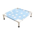 thumbnail image 2 of Cat & Dog Hammock Bed, Elevated Pet Cot with Breathable Mesh, Raised Cat Bed for Small Pets, Portable Puppy Bed Indoor & Outdoor Use (1PC, Blue, 20"x18"x5.3"), 2 of 7