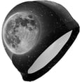 thumbnail image 1 of FYBTO Swimming Cap Full Moon Stars Starry Sky Adult FYBTO Polyester, 1 of 4