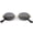Gold / Smoke, variant on Rimless Oval Sunglasses Slim Metal Arms Color Tinted Neutral Lens 54mm (Gold / Red)
