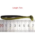thumbnail image 2 of 7cm 2g Señuelos de pesca de gusano Crankbait artificial Swimbait Cebos blandos 10pcs, 2 of 5