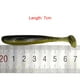 thumbnail image 3 of 10pcs 7cm 2g Señuelos de pesca de gusano Crankbait artificial Swimbait Cebos blandos, 3 of 5