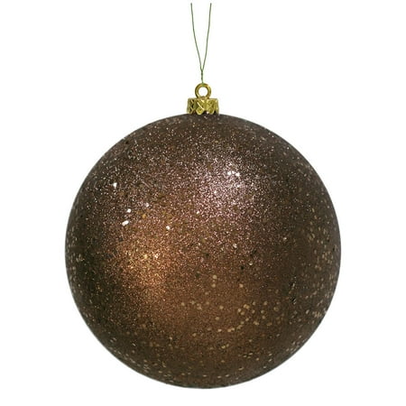 sequined chocolate brown shatterproof christmas ball sequined chocolate brown shatterproof christmas ball